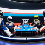 카트라이더 랭킹전 승률 높이기 - **Prompt 1: Strategic Team Briefing**
    A diverse team of KartRider racers, comprising male and fe...