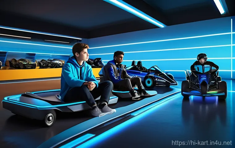 카트라이더 초보자용 게임 설명 - **Prompt 1: "The Rookie's Joyful Drift"**
    A highly detailed, vibrant 3D animated rendering of a ...