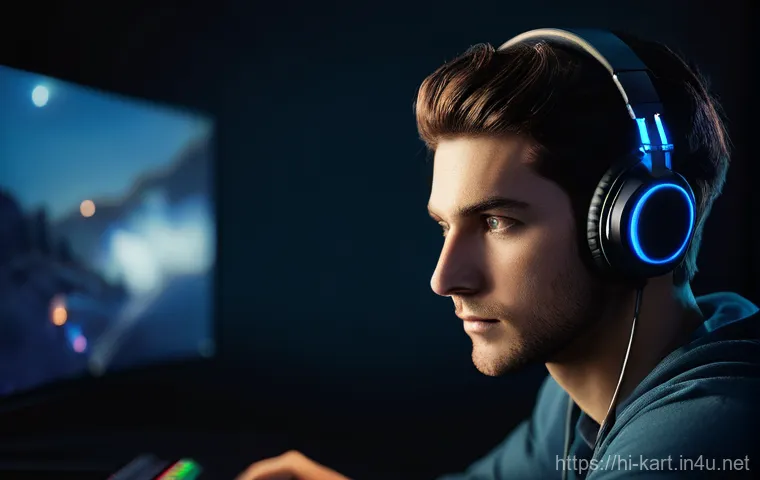 카트라이더 게임 설정 가이드 - **Prompt 2: Focused Gamer Customizing Controls**
    "A close-up, intimate shot of a person (gender-...