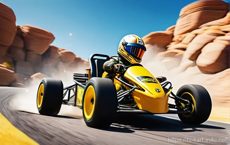 카트라이더 드리프트 역주행 연습 - **The Journey of Learning Reverse Driving**
    "A split-panel, cartoon-style illustration with a cl...