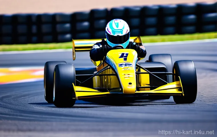 카트라이더 초보 유저를 위한 게임 공략 - **Prompt for Item Race:**
    "A chaotic and fun close-up action scene from a KartRider 'Item Race' ...