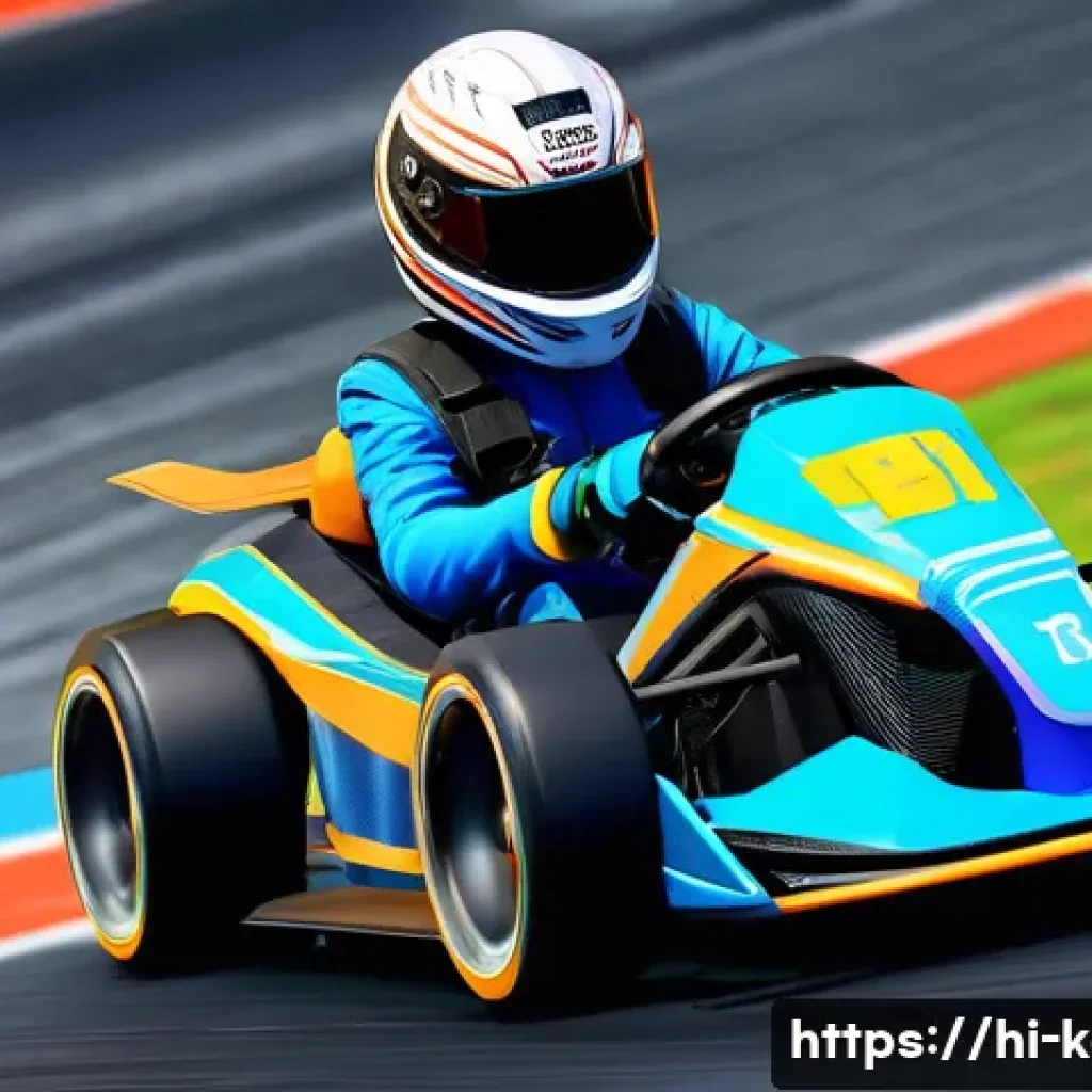 카트라이더 초보자에게 유용한 팁 - **Prompt 1: Focused Practice and Control Mastery**
An energetic 3D rendering of a young adult Ka...