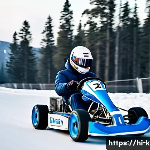 Home 33 카트라이더 신규 출시 트랙 비평 - **"Winter Training Camp (Ice)" - Dynamic Race Scene**
A high-action, wide-angle shot of a slight...