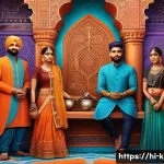 카트라이더 팬아트 대회의 글로벌 트렌드 - A vibrant digital painting showcasing a diverse group of fan artists from different countries, each ...