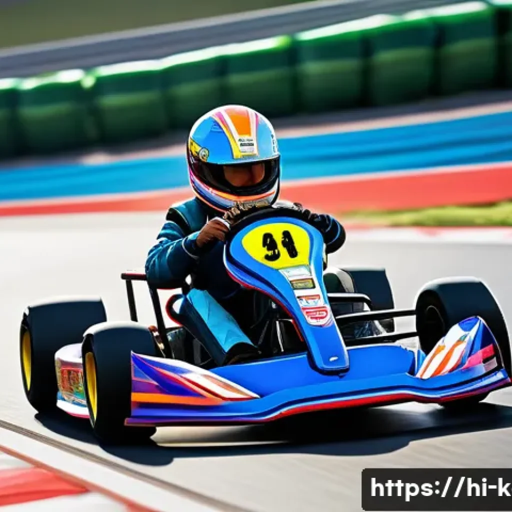 카트라이더 초보 유저와 글로벌 트렌드 - A dynamic racing scene featuring a vibrant Kart Rider game track inspired by Indian culture, with co...