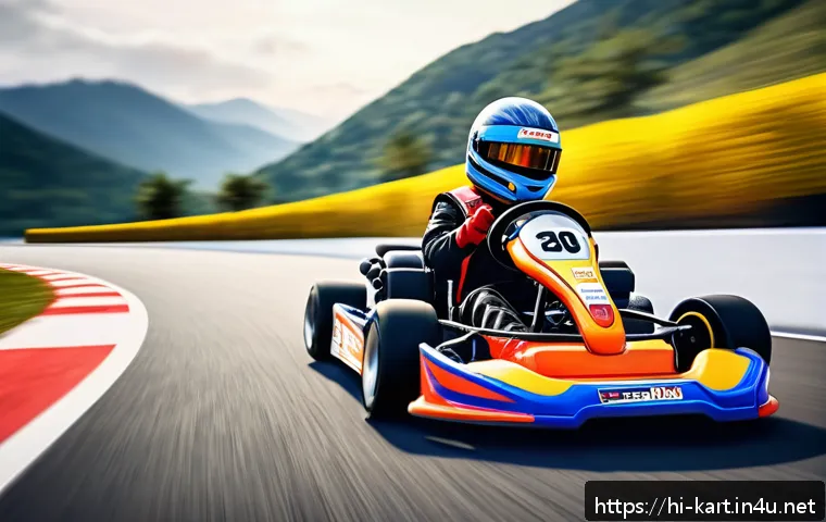 카트라이더 신규 유저 적응 시간 - A vibrant and dynamic racing scene from a kart racing video game inspired by CartRider, featuring a ...