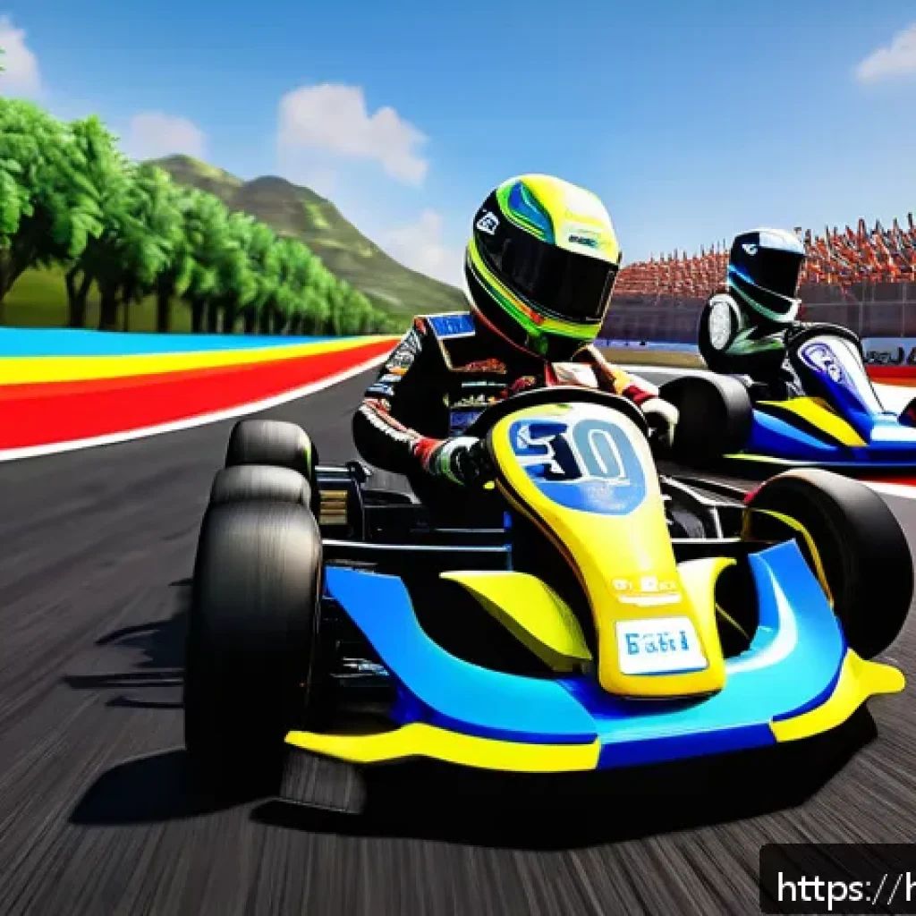 카트라이더 신규 업데이트와 커뮤니티 반응 - A vibrant and dynamic racing scene set on a newly designed kart racing track inspired by Indian land...