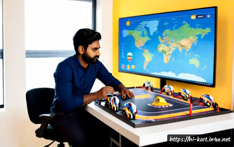 Home 17 카트라이더 글로벌 출시 준비 - Photorealistic game development studio in India preparing a colorful kart racing game for global lau...